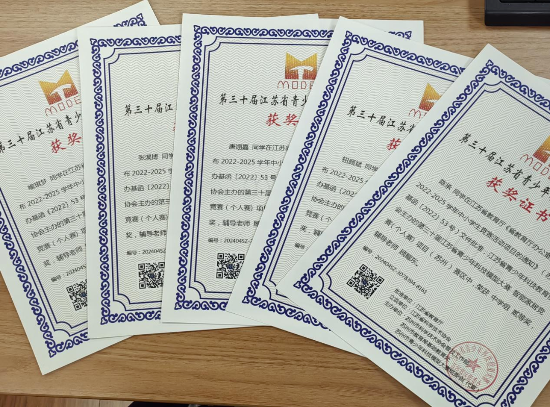 祝贺我校学生在江苏省青少年科技模型大赛中喜获佳绩